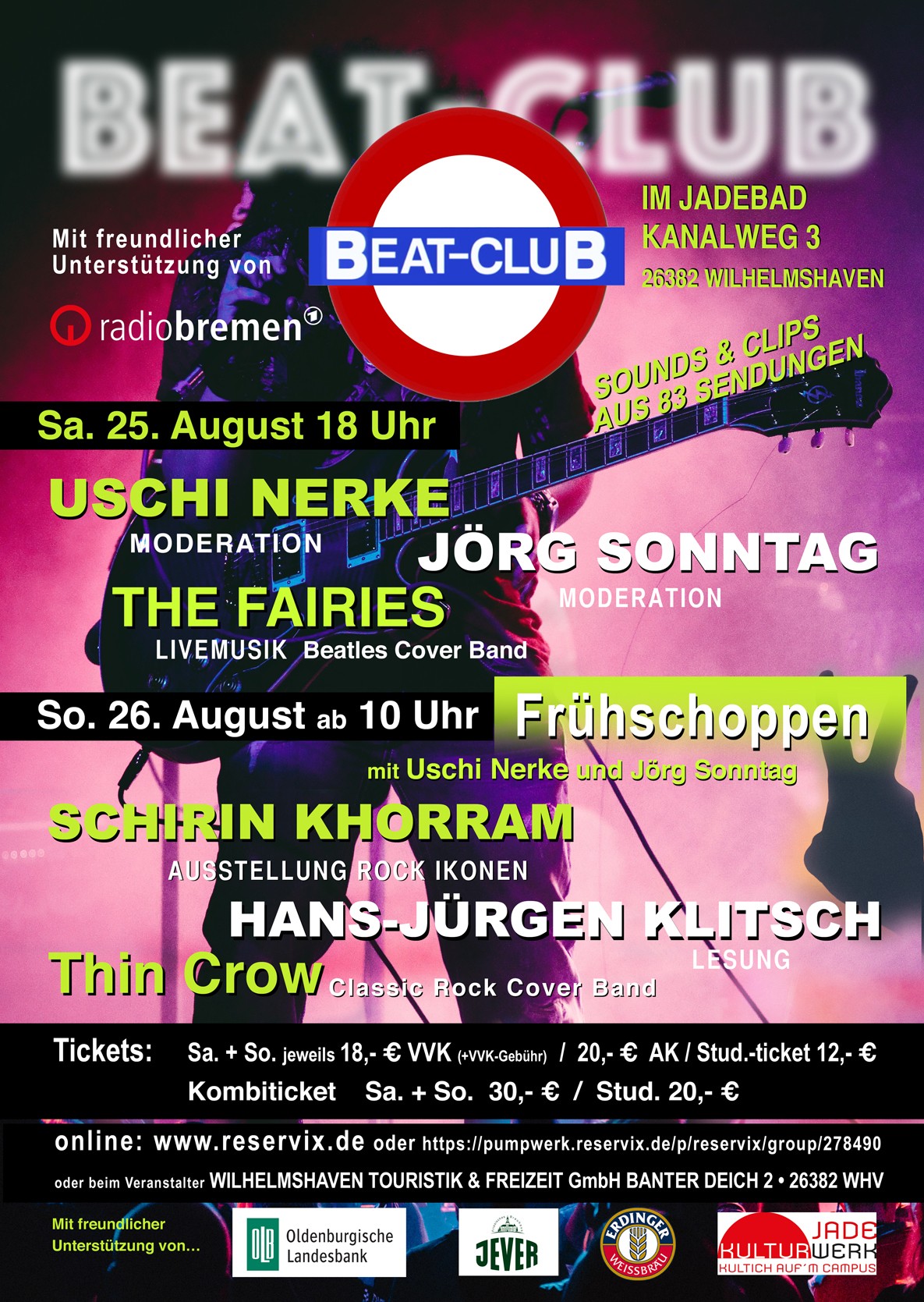 Das Beat-Club-Wochenende im alten Jadebad in Wilhelmshaven